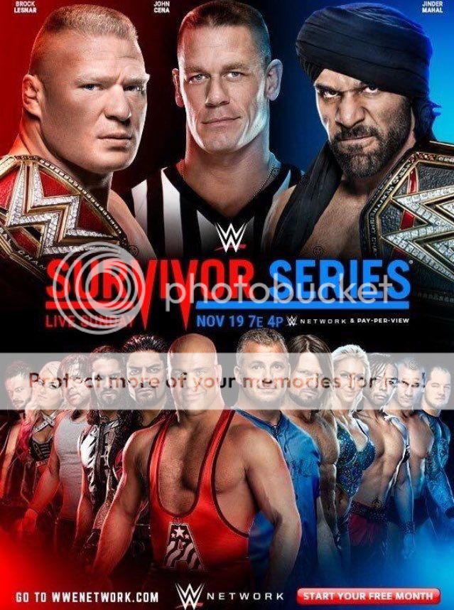 Leaked Survivor Series Poster Fuels Mahal vs. Lesnar Special Referee